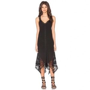REVOLVE ALE BY ALESANDRA Gauze Lace Dress in Black Sands